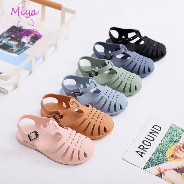 Baby Shoes Factory - OEM/ODM Fancy PVC Jelly Crystal Ankle Strap Sandals