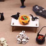 Dollhouse Props Manufacturer - OEM/ODM Halloween Scene Mini Pumpkin Accessories