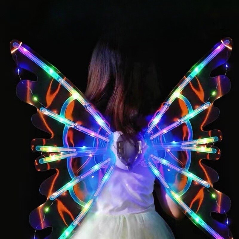 LED Light Wings Factory - OEM/ODM Luminous Electric Color Change Butterfly Wings