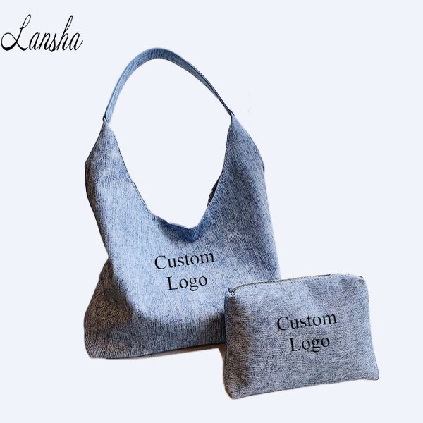 Denim Bag Manufacturer - OEM/ODM Popular Casual Leisure Large Capacity Shoulder