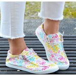 Canvas Shoes Factory - OEM/ODM Multi-colors Gypsy Boat Rainbow Tie Dye