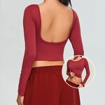 Women's Top Manufacturer - OEM/ODM Custom Long Sleeve Yoga Top