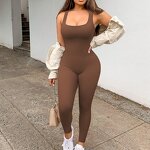 Women's Jumpsuit Manufacturer - OEM/ODM Custom Plus Size Sport Jumpsuit