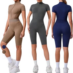 Women's Jumpsuit Manufacturer - OEM/ODM Custom Mesh Sports Jumpsuit