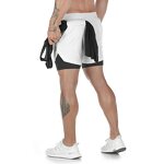 Men's Running Shorts Manufacturer - OEM/ODM Custom 2-in-1 Gym Shorts
