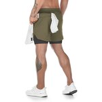 Men's Running Shorts Manufacturer - OEM/ODM Custom 2-in-1 Gym Shorts