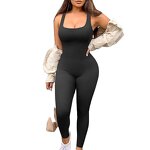 Women's Jumpsuit Manufacturer - OEM/ODM Custom Ribbed Gym Jumpsuit