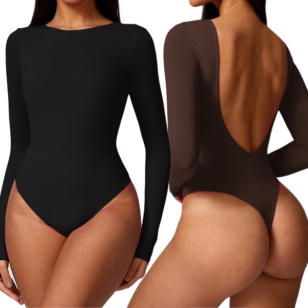 Women's Jumpsuit Manufacturer - OEM/ODM Custom Long Sleeve Yoga Romper