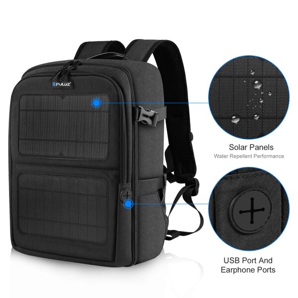 Solar Backpack Manufacturer - OEM/ODM Custom Camera Laptop Backpack