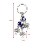 Keychain Pendant Manufacturer - OEM/ODM Custom Turkish Blue Eye Alloy Pendant