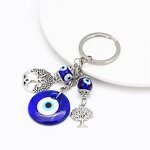 Keychain Pendant Manufacturer - OEM/ODM Custom Turkish Blue Eye Alloy Pendant