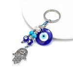 Keychain Pendant Manufacturer - OEM/ODM Custom Turkish Blue Eye Alloy Pendant