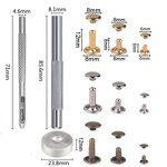 Rivet Buckle Manufacturer - OEM/ODM Custom Leather Metal Double-sided Rivet