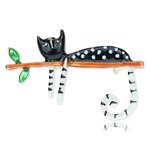 Brooch Manufacturer - OEM/ODM Custom Wave Point Kitten Brooch Pin