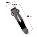 Pocket Clip Manufacturer - OEM/ODM Custom Stainless Steel Knife Clip