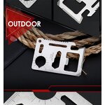 Multifunctional Tool Card Manufacturer - OEM/ODM Custom Outdoor Card Tool Knife