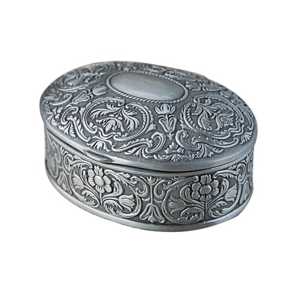 Jewelry Box Manufacturer - OEM/ODM Custom Zinc Alloy Oval Wedding Ring Box