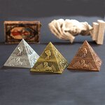 Metal Ashtray Manufacturer - OEM/ODM Custom Egyptian Pharaoh Pyramid Ashtray