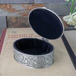 Jewelry Box Manufacturer - OEM/ODM Custom Zinc Alloy Oval Wedding Ring Box