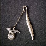 Bookmark Manufacturer - OEM/ODM Custom Luminous Metal Dragon Bookmark