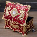 Jewelry Box Manufacturer - OEM/ODM Custom Gold Blue Red Diamond Inlaid Box