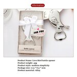 Bottle Opener Manufacturer - OEM/ODM Custom Alloy Love Bird Bottle Opener