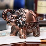 Metal Ashtray Manufacturer - OEM/ODM Custom Nordic Elephant Ashtray with Cap