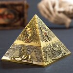 Metal Ashtray Manufacturer - OEM/ODM Custom Egyptian Pharaoh Pyramid Ashtray
