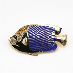Brooch Manufacturer - OEM/ODM Custom Enamel Tropical Fish Brooch Pin