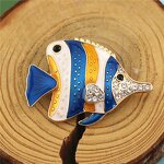 Brooch Manufacturer - OEM/ODM Custom Oil Dripping Fish Brooch Pin