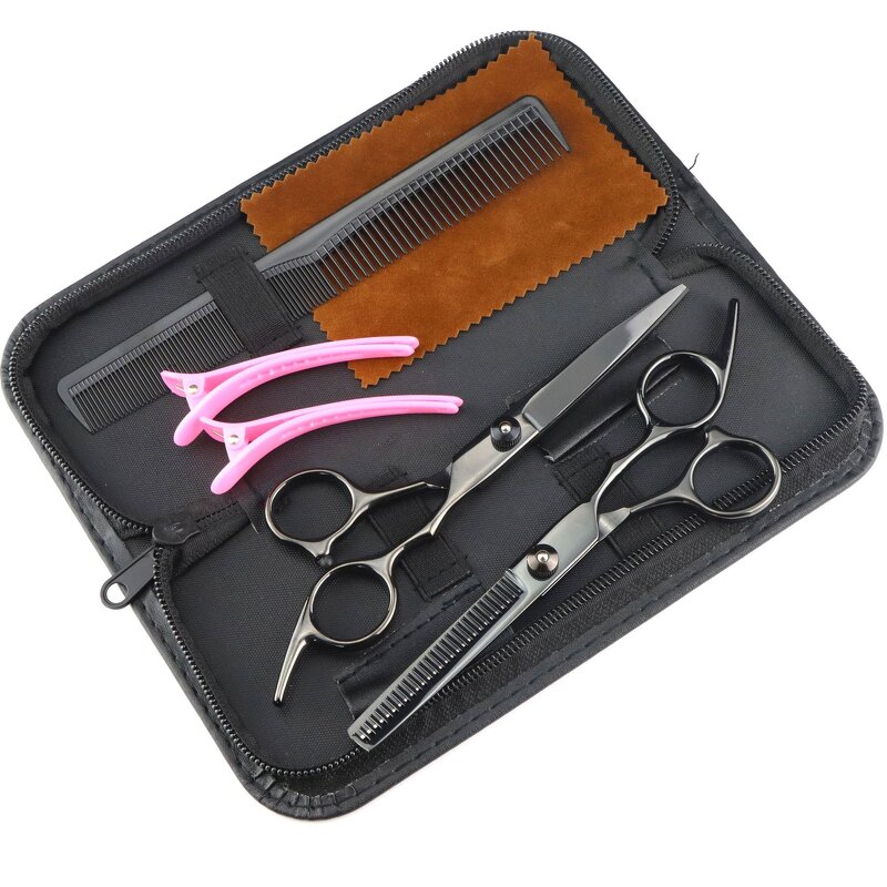 Hair Scissor Set Manufacturer - OEM/ODM Custom 6Pcs Home Hairdressing Kit