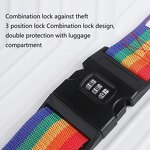 Luggage Strap Manufacturer - OEM/ODM Custom Nylon Backpack Strap with TSA Lock