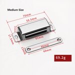 Magnetic Door Catch Manufacturer - OEM/ODM Custom Kitchen Cabinet Magnet Latch