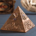 Metal Ashtray Manufacturer - OEM/ODM Custom Egyptian Pharaoh Pyramid Ashtray