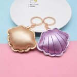 Key Chain Manufacturer - OEM/ODM Custom PU Leather Sea Shells Keychain