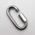 Chain Buckle Manufacturer - OEM/ODM Custom Stainless Steel Oval Coupling Ring