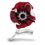 Brooch Manufacturer - OEM/ODM Custom Red Poppy Brooch Pin