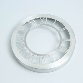 Clock Shell Manufacturer - OEM/ODM Custom 12 Inch Silver Round Clock Frame
