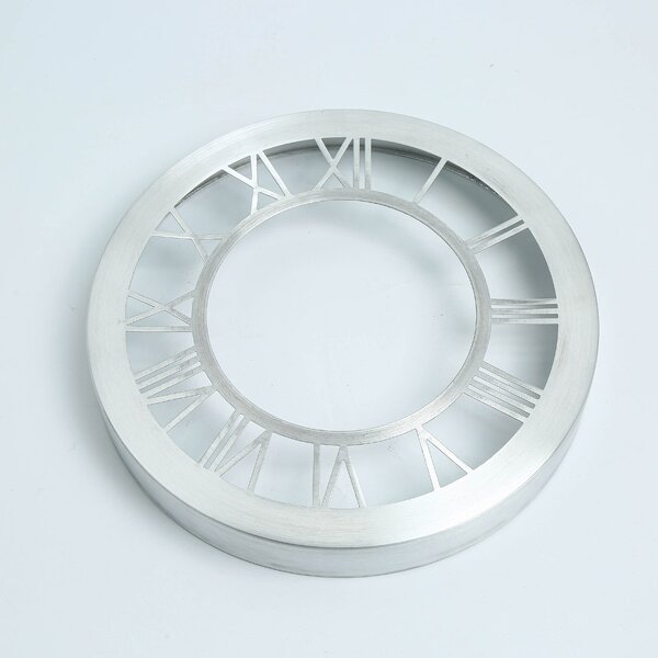 Clock Shell Manufacturer - OEM/ODM Custom 12 Inch Silver Round Clock Frame