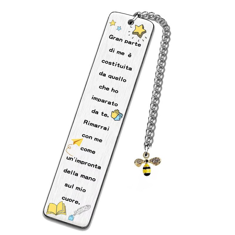 Metal Bookmark Manufacturer - OEM/ODM Custom Stainless Steel Print Bookmark