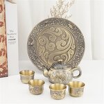 Metal Tea Set Manufacturer - OEM/ODM Custom Household Luxury Tea Cup Set