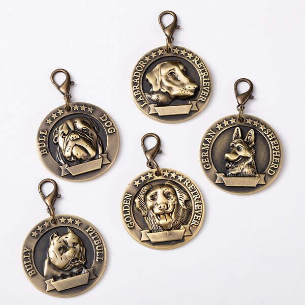 Metal Dog Tag Manufacturer - OEM/ODM Custom Sand Blasting Relief Pet Tag