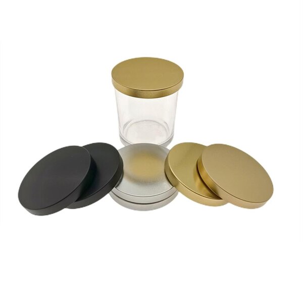 Tinplate Lid Manufacturer - OEM/ODM Custom 80mm Printed Aromatherapy Candle Lid
