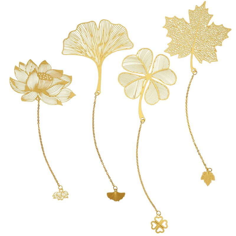 Metal Bookmark Manufacturer - OEM/ODM Custom Chinese Apricot Leaf Bookmark