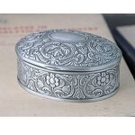 Jewelry Box Manufacturer - OEM/ODM Custom Zinc Alloy Oval Wedding Ring Box