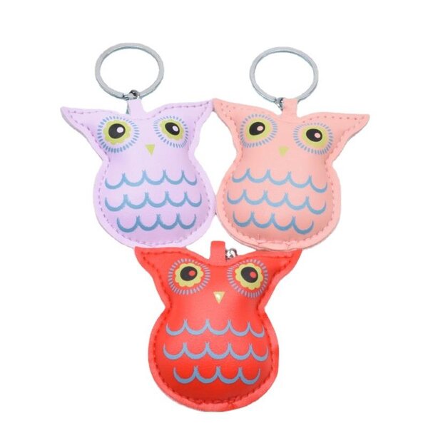 Key Chain Manufacturer - OEM/ODM Custom PU Leather Owl Key Chain