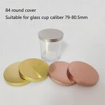 Tinplate Lid Manufacturer - OEM/ODM Custom 80mm Printed Aromatherapy Candle Lid