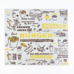 Greaseproof Paper Supplier - Custom Checker Compostable Wrap