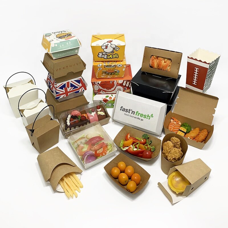 Kraft Food Box Factory - Custom Logo Printed Packaging