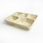 Cornstarch Lunch Box Supplier - Custom 5 Compartments Food Packaging